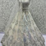 Net Dori Embroidery Raninbow Sequins Lehenga