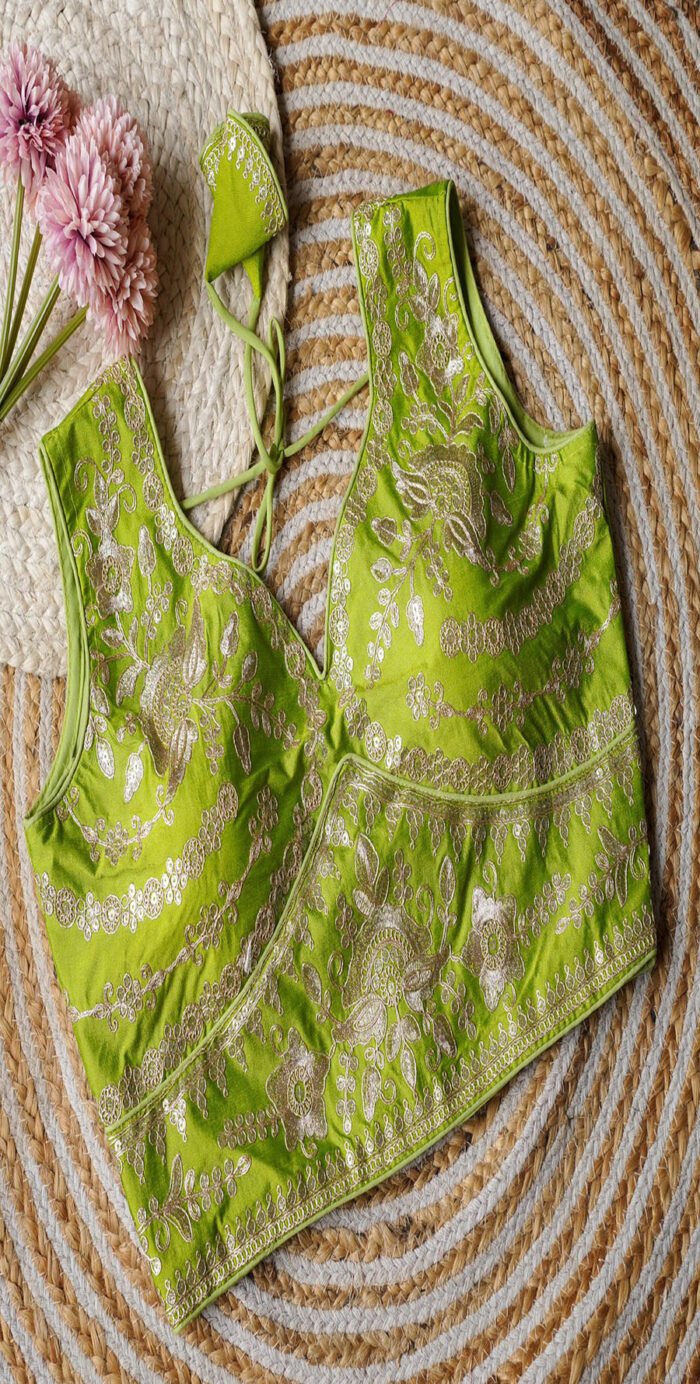 Beautiful Embroidery Sequence And Coding Blouse C ollection - Image 11