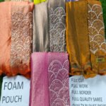 Party Wear Chiffon Saree With Heavy Blouse Work