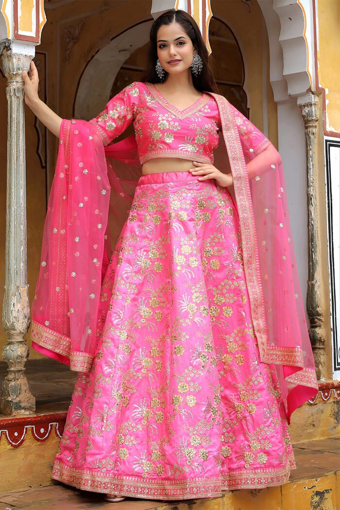 Designer Lehenga With Multi Colours - Image 3