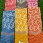 Dola Silk Sarees Geometric Diamond Print With Sequence Collection