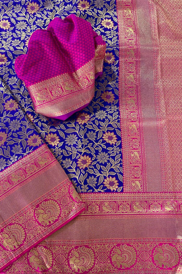 Pure Soft Silk Saree With Jaal Design Collection - Image 17