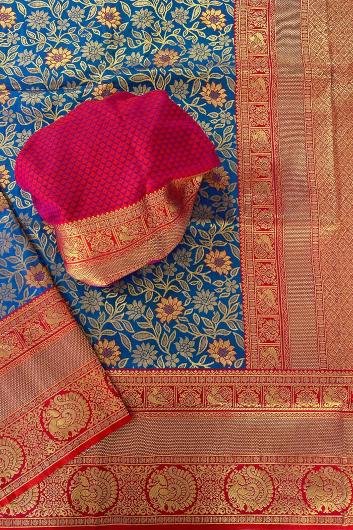 Pure Soft Silk Saree With Jaal Design Collection - Image 14