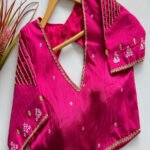 Deginer Silk Golden Handwork Blouse Collection