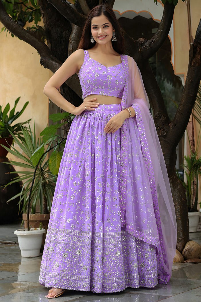 Designer Lehenga With Multi Colours - Image 12