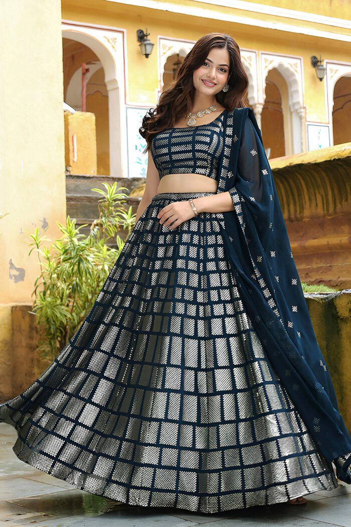 Designer Lehenga With Multi Colours - Image 11