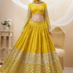 Zeel Lehenga Georgette Sequins Embroidery Work