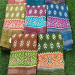 Patola Print Dola Silk Saree with Stunning Sequence Border Work