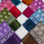 Batik Printed Saree With Zari Patta Collection