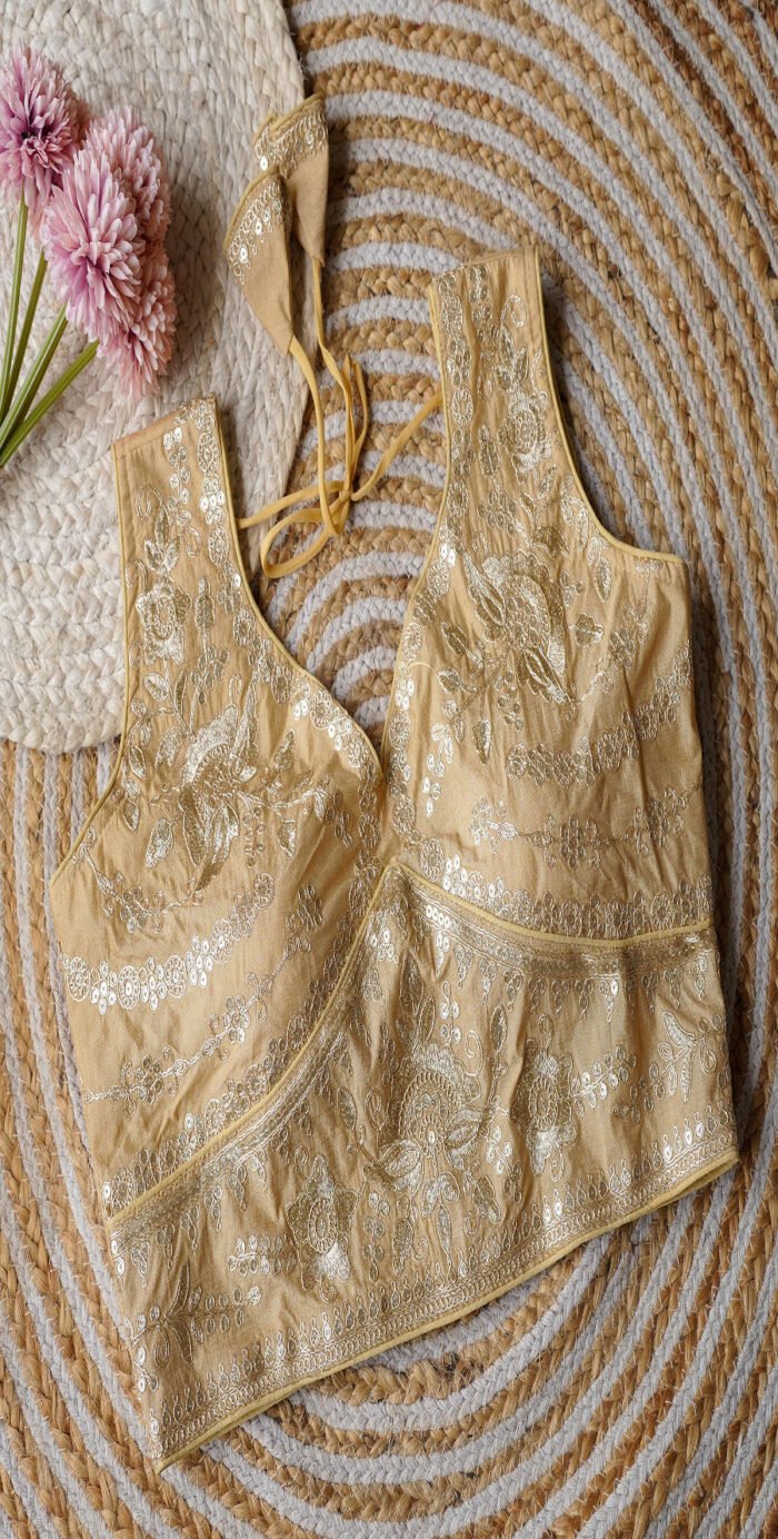 Beautiful Embroidery Sequence And Coding Blouse C ollection - Image 12