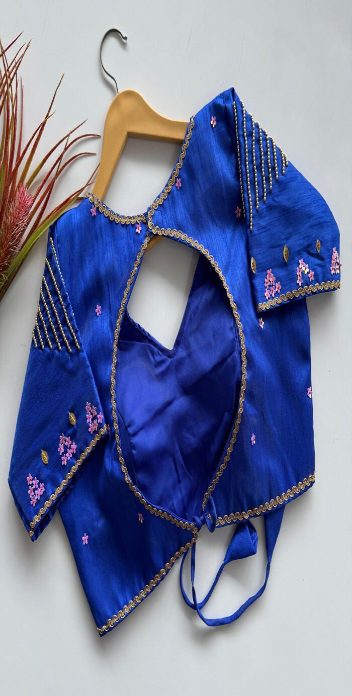 Deginer Silk Golden Handwork Blouse Collection - Image 8
