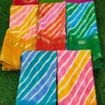 Traditional Leheriya Dolla Silk Saree with Designer Sequence Border