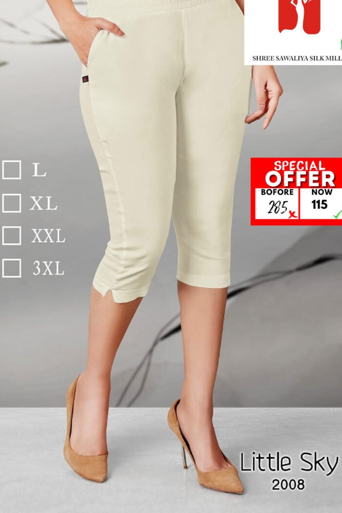 Lycra Knee Lenght Leggings Wholsale Collection - Image 2