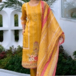 Festive Silk Blend Printed Straight Kurta Pant Set Collection