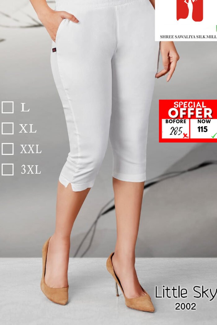 Lycra Knee Lenght Leggings Wholsale Collection - Image 10