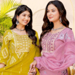 Vatican Silk Printed Kurti Pent Set With Embroidery Work