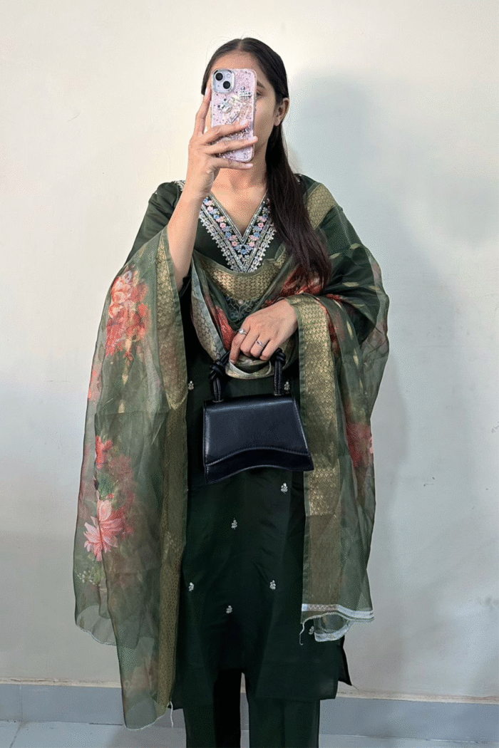 Premium Russian Silk Collection Kurti Set Wholesale - Image 3