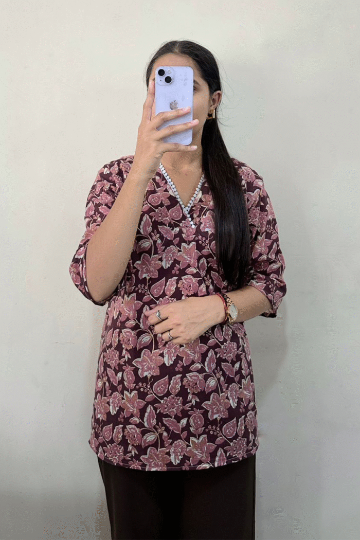 Short Kurti Printed Cotton 60*60 Collection - Image 6