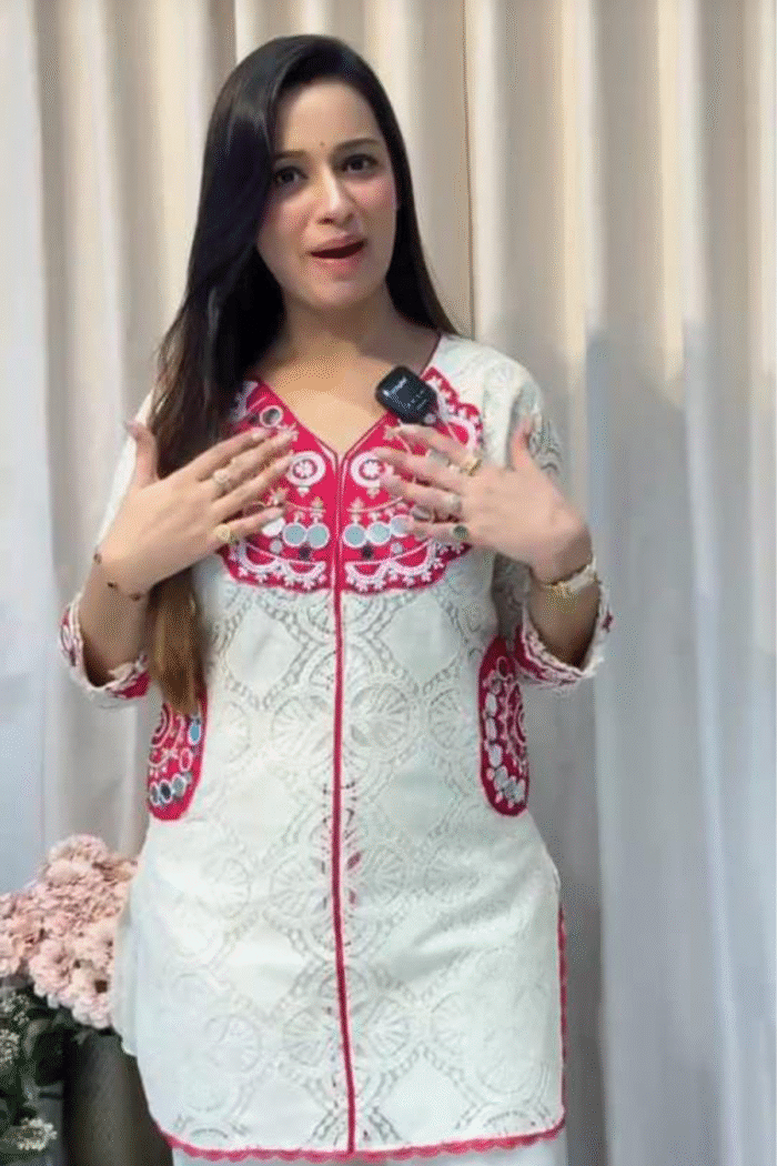 Cotton Shiffle Cord Set With Beautiful Embroidery Set - Image 2