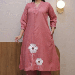 Cotton Cord Set With Embroidery Floral Work Wholesale Collection