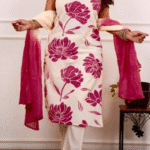 Sleevesless Dori Style kurta Pant Set