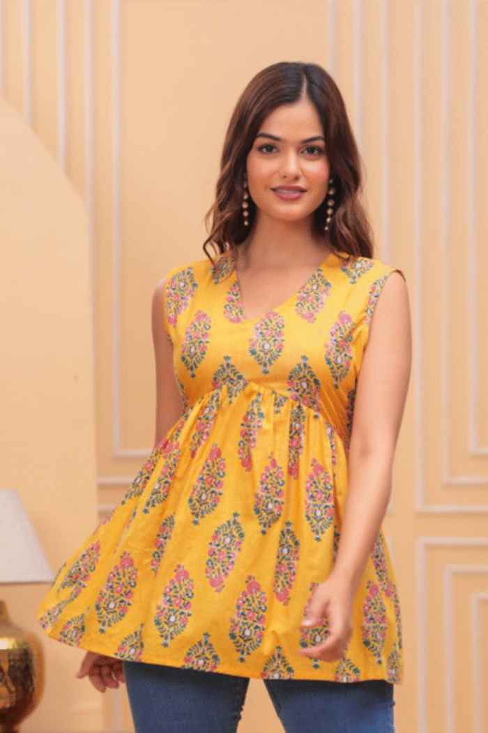 Short Printed Jaipuri Kurti Collection - Image 7