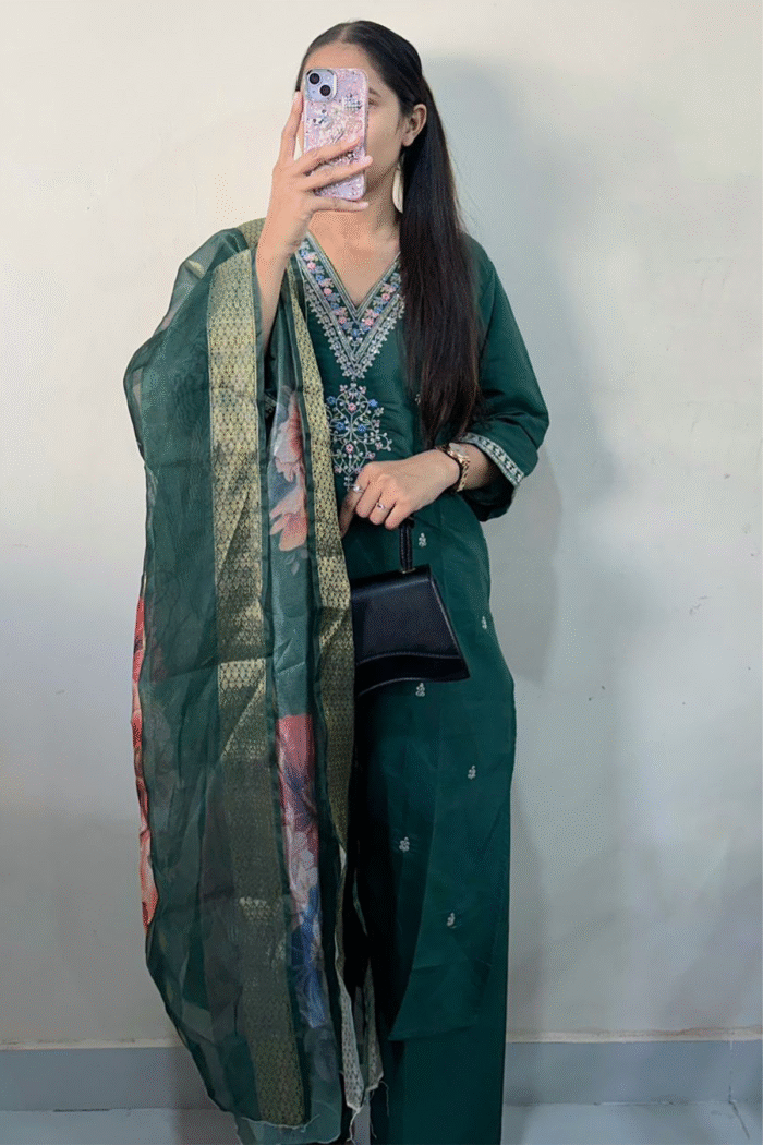 Premium Russian Silk Collection Kurti Set Wholesale - Image 8