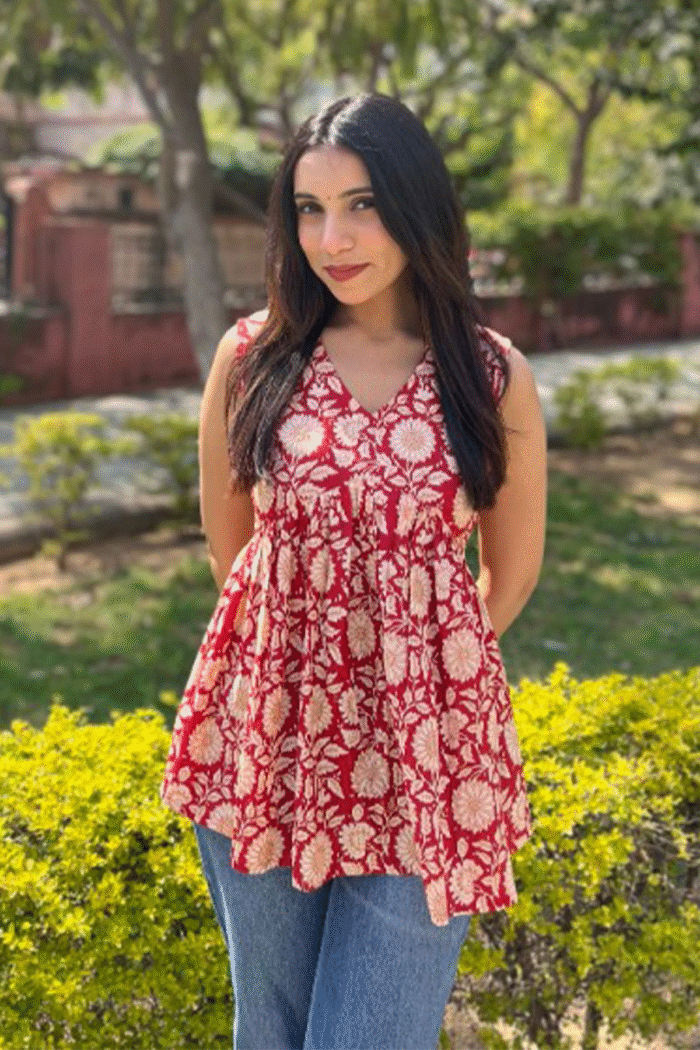 Short Printed Jaipuri Kurti Collection - Image 8