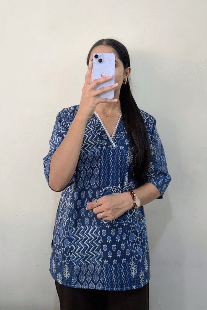 Short Kurti Printed Cotton 60*60 Collection - Image 5