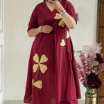 Cotton Cord-Set With Floral Pach Work