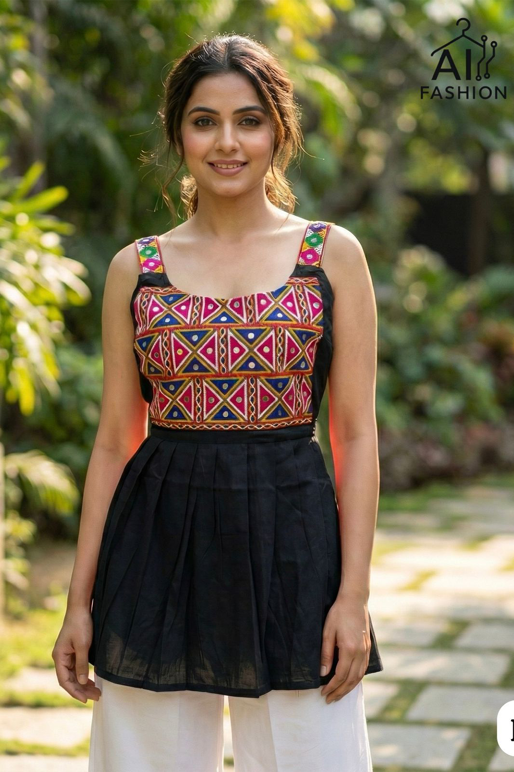 1 Rayon Short length Sleeveless Top for this Festival Season - Image 1